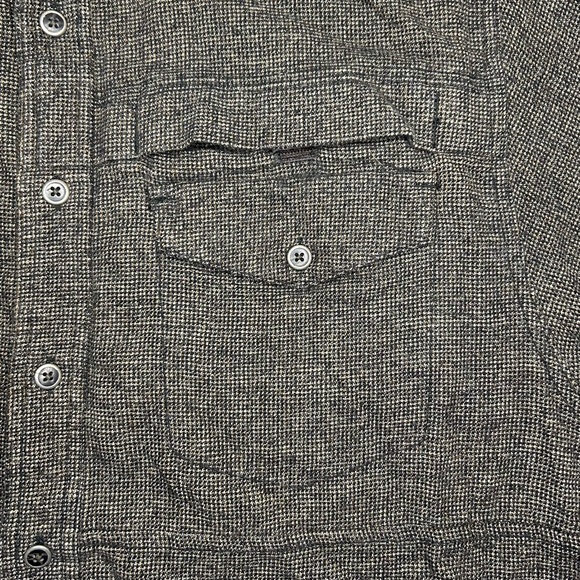 Kavu Men’s Brown Twill Long Sleeve Flannel Shirt Utility Pocket Size XL - Picture 5 of 9